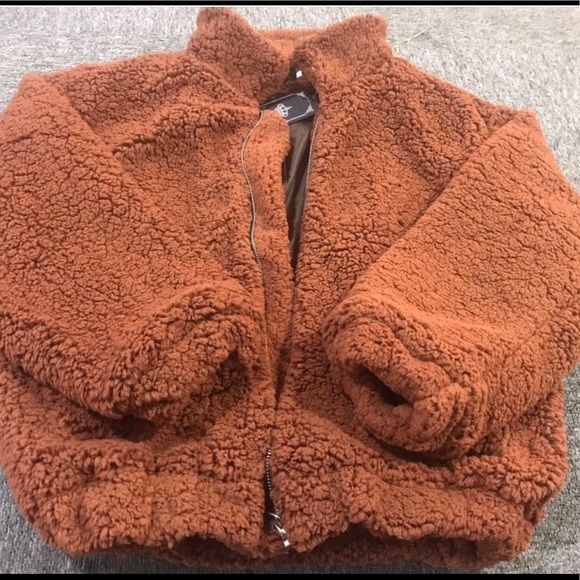 Dark Brown Teddybear Coat - Picture 5 of 5